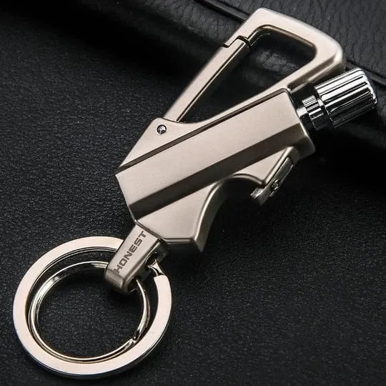 🚀 Funny Gadget 🔥 Keychain Flint Fire Starter