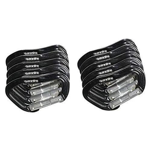 10 Pack Of Aluminum Carabiner Clips