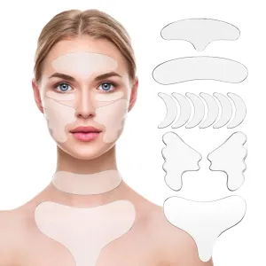 11 Packs-Neck Wrinkle Patch, Anti-Aging Moisturizing Collagen To Strengthen And Tighten The Skin - (11 Packs), Prevent Fine Lines, Wear When Sleeping, Reusable Skin Facial Mask