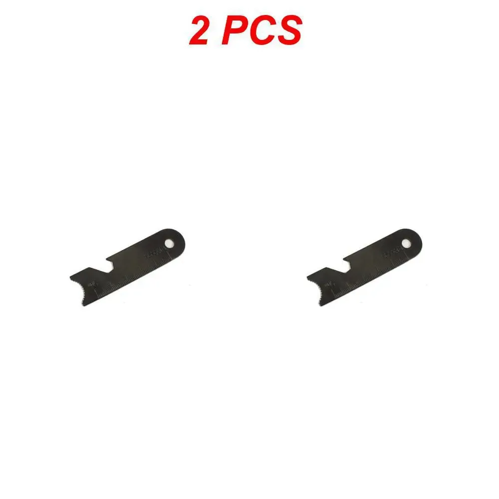 1/2PC Outdoor Survival Camping Scraper Flint Bottle Opener Tools Fire Starter Multi-function Scraper Magnesium Rod Scraper Small