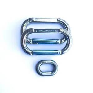 2-Carabiner Primitive Tensioning System
