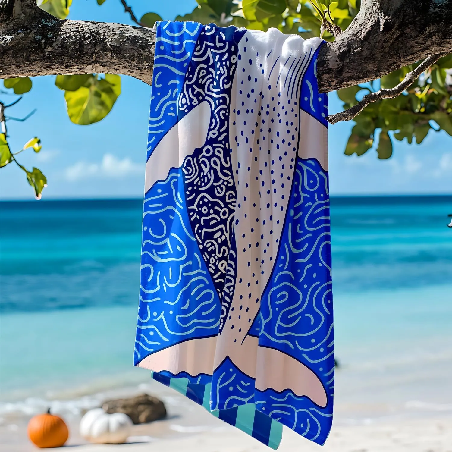 2 Pack Microfiber Beach Towel Oversized 71"x32" Sand Free Quick Dry Absorbent Lightweight Thin , Compact Towels for Travel Swimming Pool Yoga Gym Camping Beach Accessories Vacation Essentials Gift