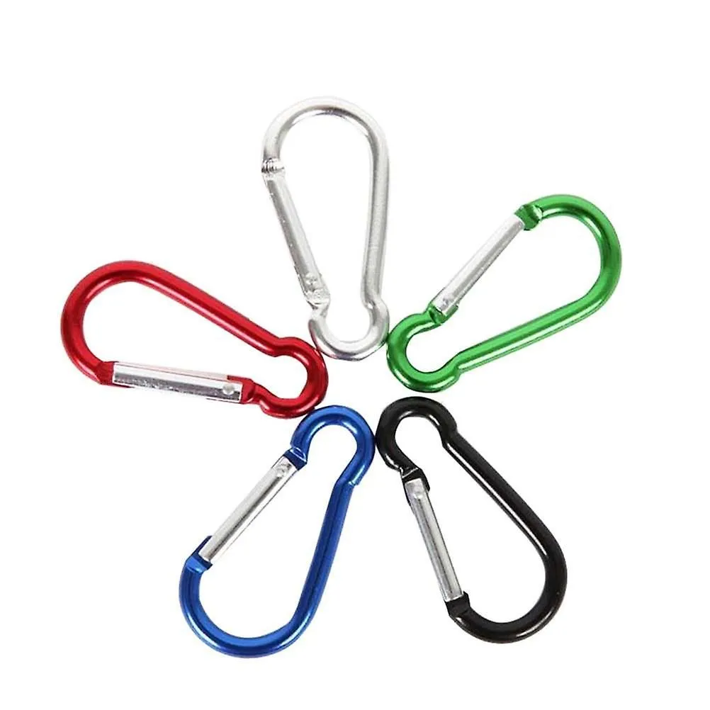 20 Pcs Camping Carabiner Carabiner Keychain Hammock Carabiner Hiking Carabiner