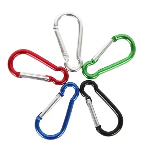 20 Pcs Camping Carabiner Carabiner Keychain Hammock Carabiner Hiking Carabiner