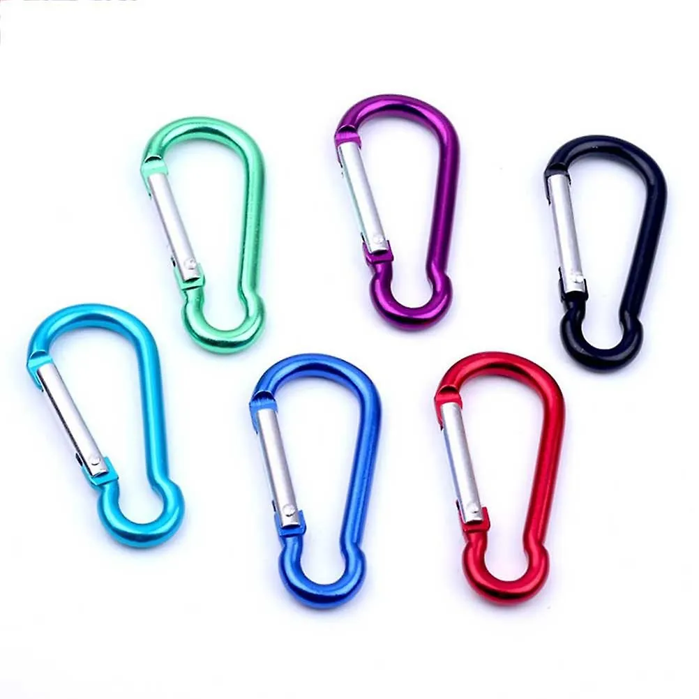 20 Pcs Camping Carabiner Carabiner Keychain Hammock Carabiner Hiking Carabiner