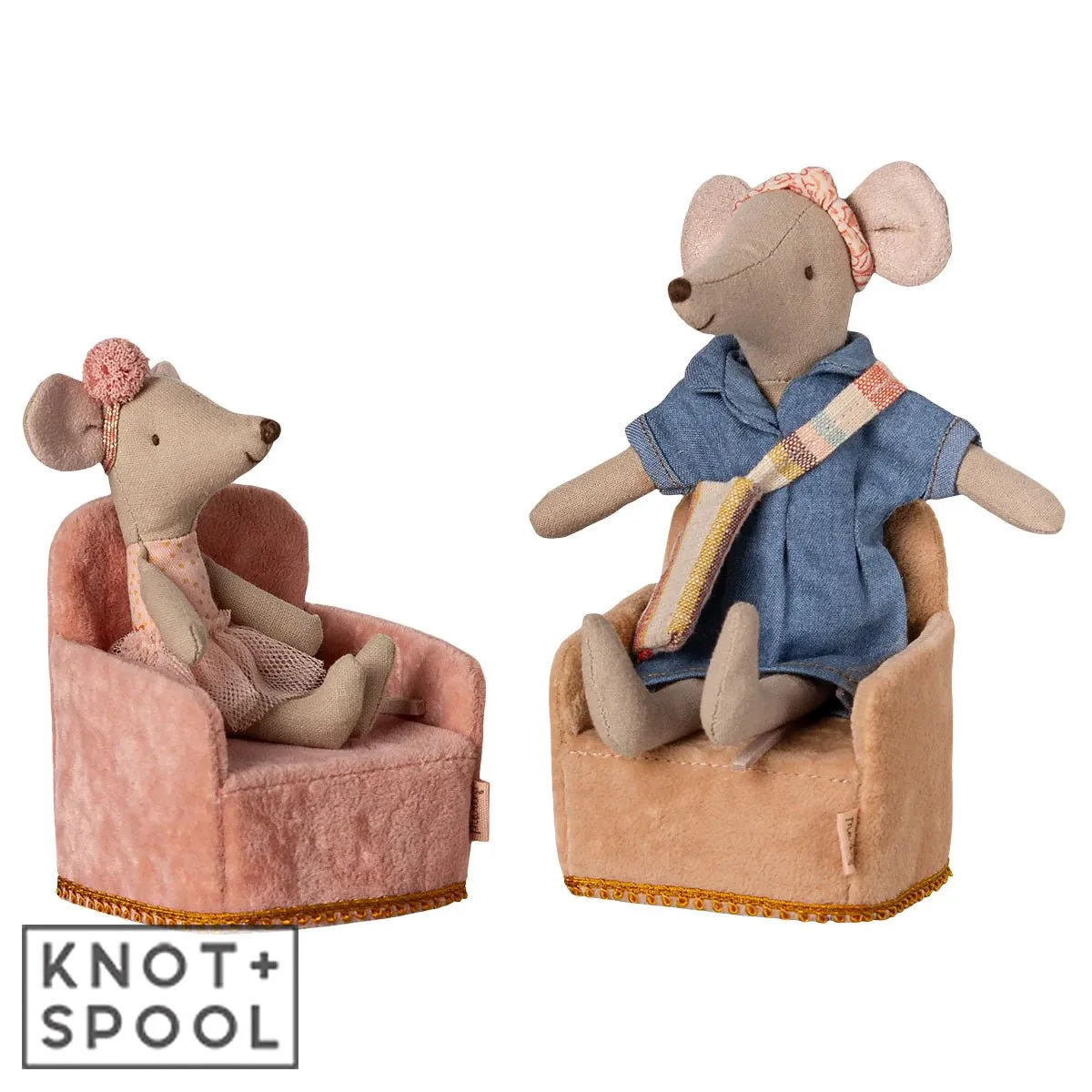 2025 Maileg Mouse Rose Folding Chair