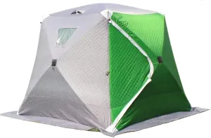 3-4 Persons Portable Ice Fishing Tent Insulated Ice Fishing Shelter Thermal Ice Fishing Shanty with Insulated Layer for Ice Fishing Winter Fishing