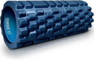 3-Zone Textured Foam Roller - Medium Density, 500 lb Capacity, Ultra-Light 12.5” Design for Deep Muscle Massage, Built to Last with Patented Technology