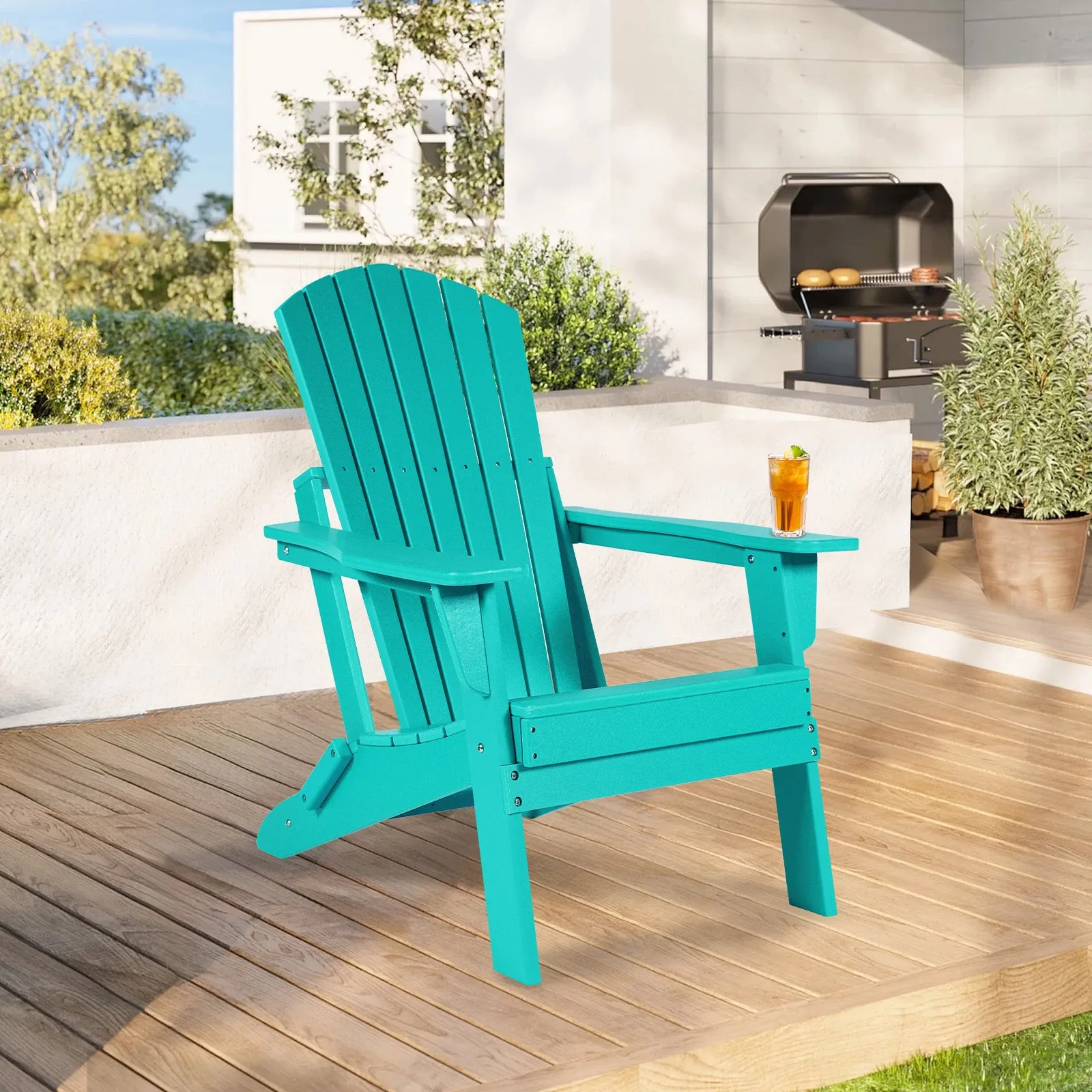 32.3x21.6x37 inch Folding Adirondack Chair