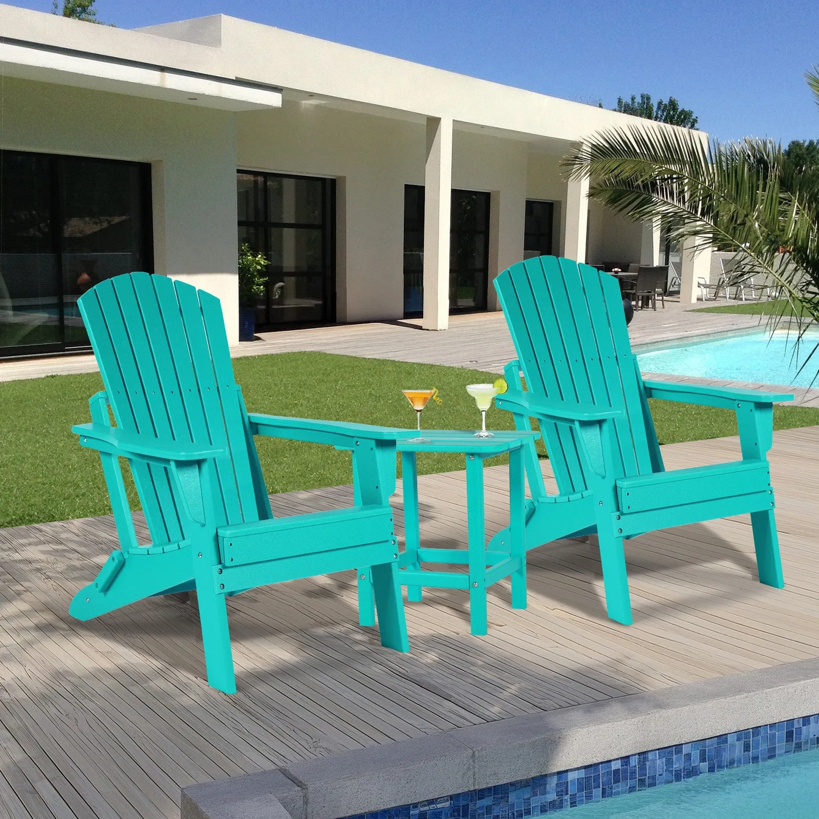 32.3x21.6x37 inch Folding Adirondack Chair