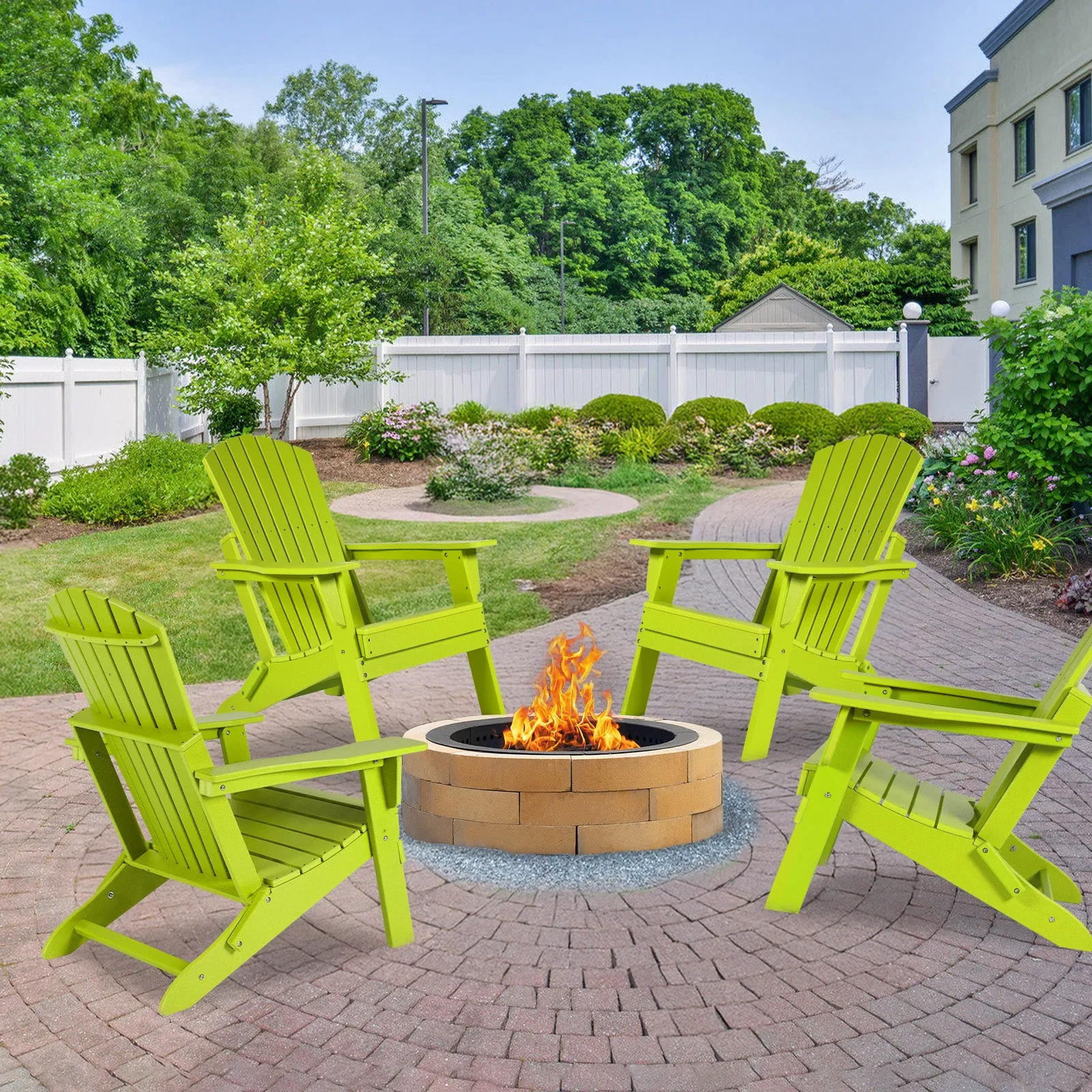 32.3x21.6x37 inch Folding Adirondack Chair