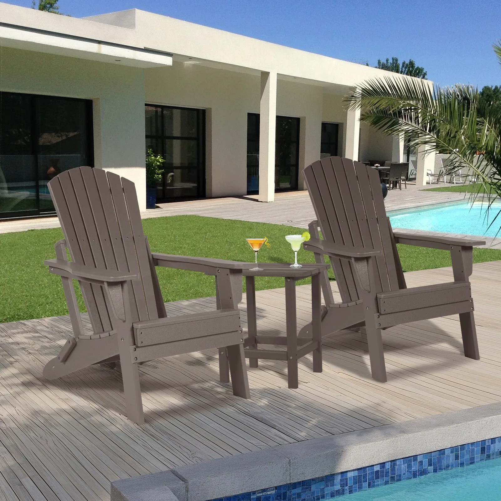 32.3x21.6x37 inch Folding Adirondack Chair