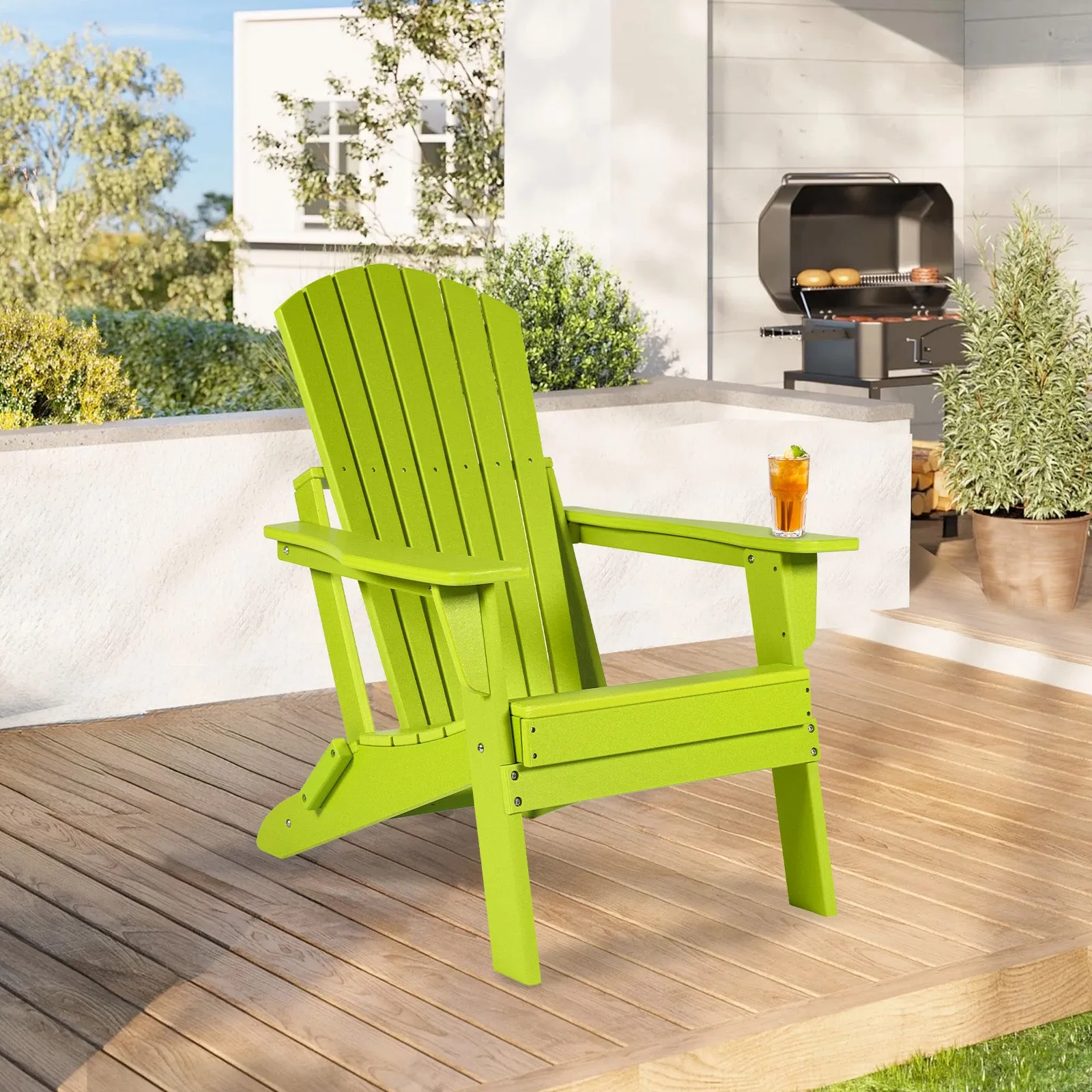 32.3x21.6x37 inch Folding Adirondack Chair
