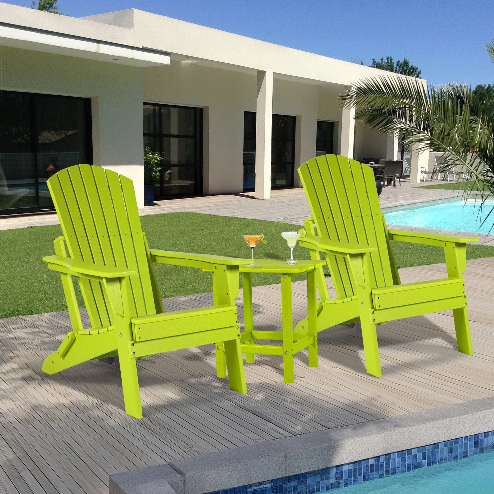 32.3x21.6x37 inch Folding Adirondack Chair