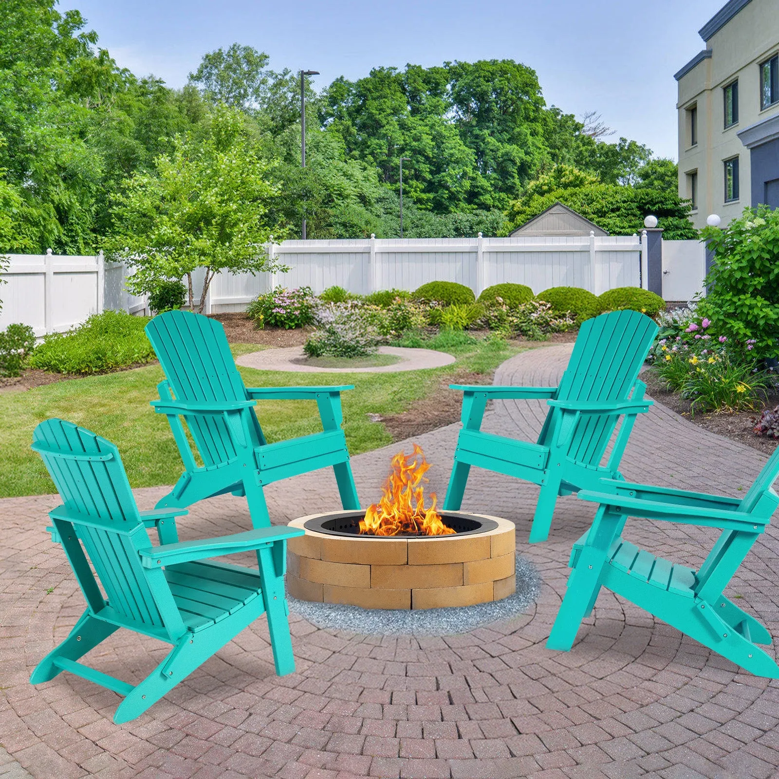 32.3x21.6x37 inch Folding Adirondack Chair