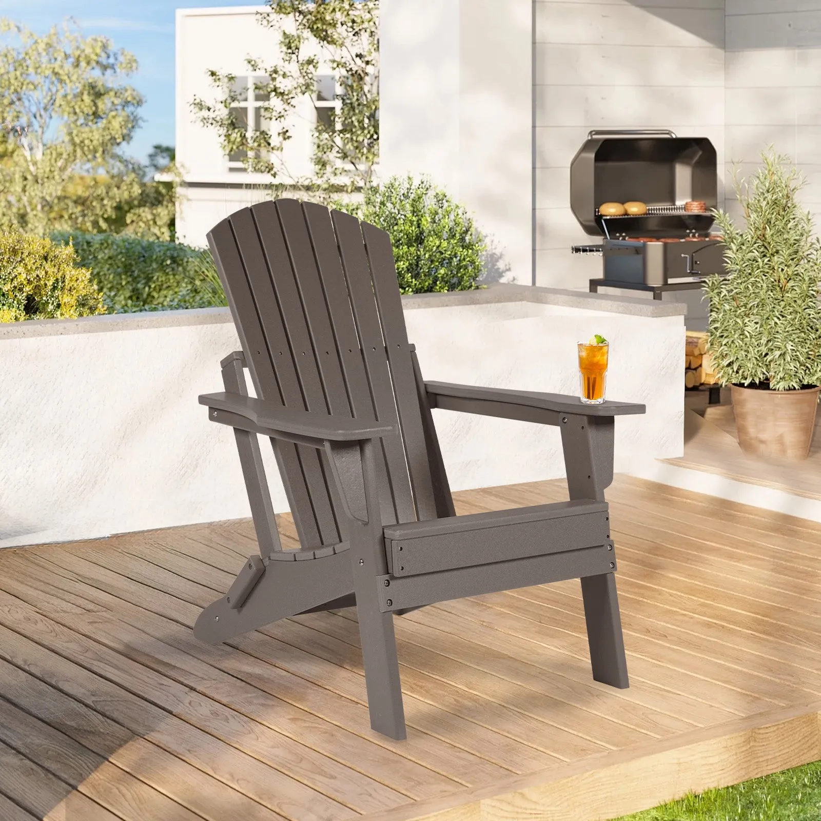 32.3x21.6x37 inch Folding Adirondack Chair