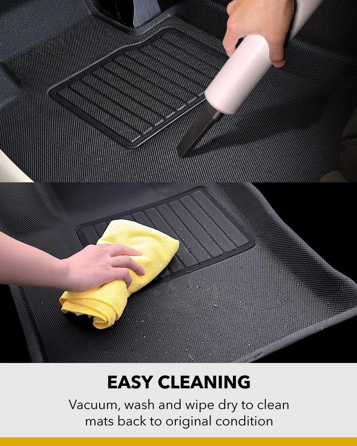 3D MAXpider Custom Fit Kagu Floor Mat (Black) Compatible with Mazda CX-5 2017-2025 - R1 R2