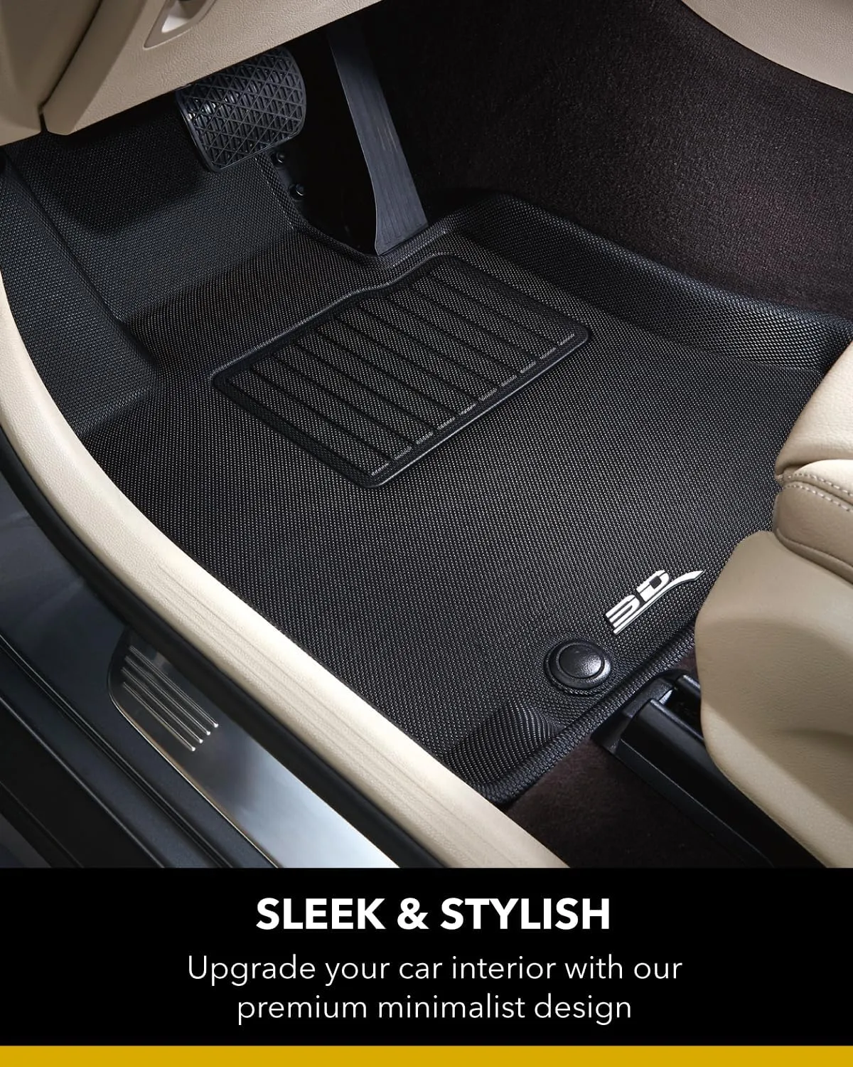 3D MAXpider Custom Fit Kagu Floor Mat (Black) Compatible with Mazda CX-5 2017-2025 - R1 R2