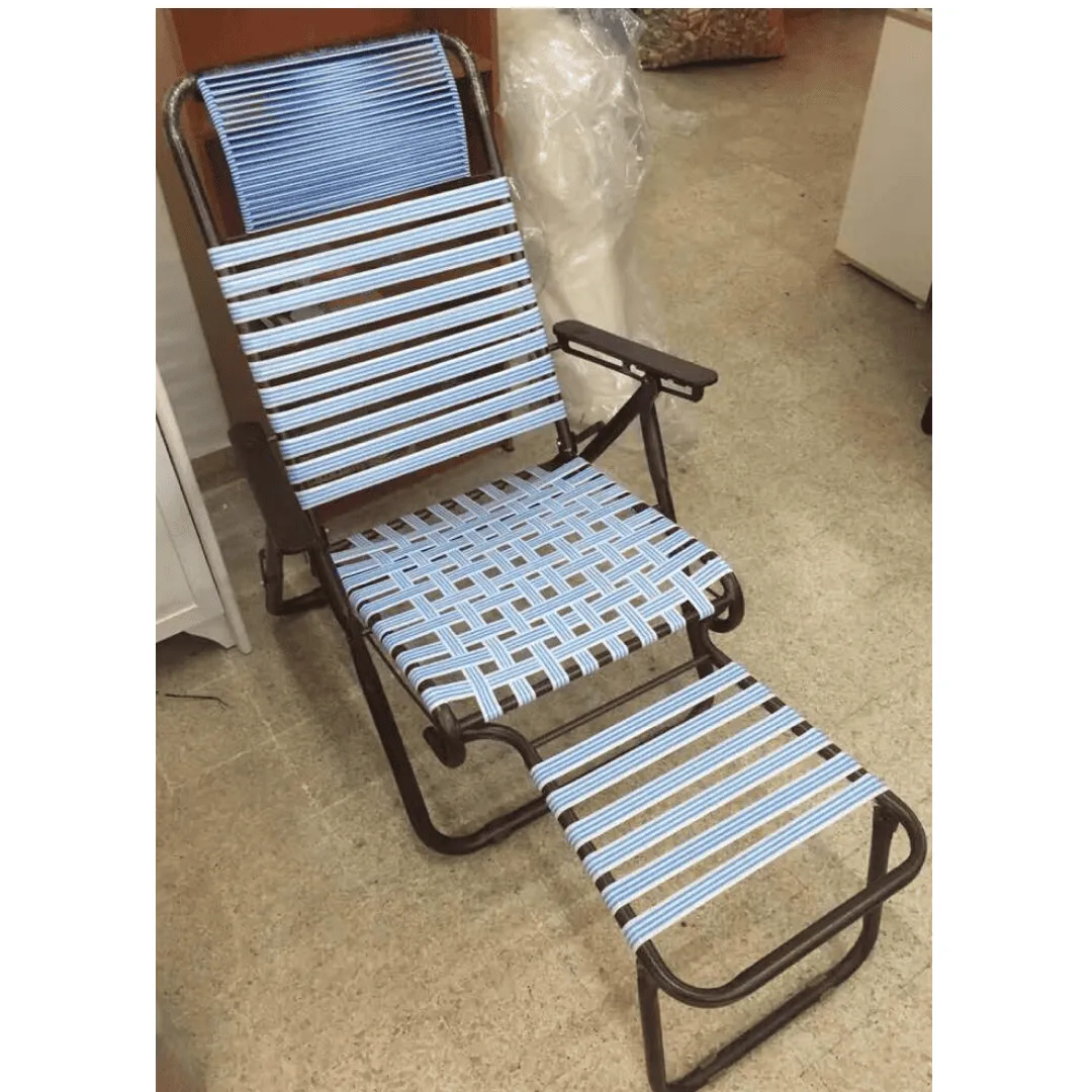 3V Foldable Lazy Chair (Flat String) Random Color