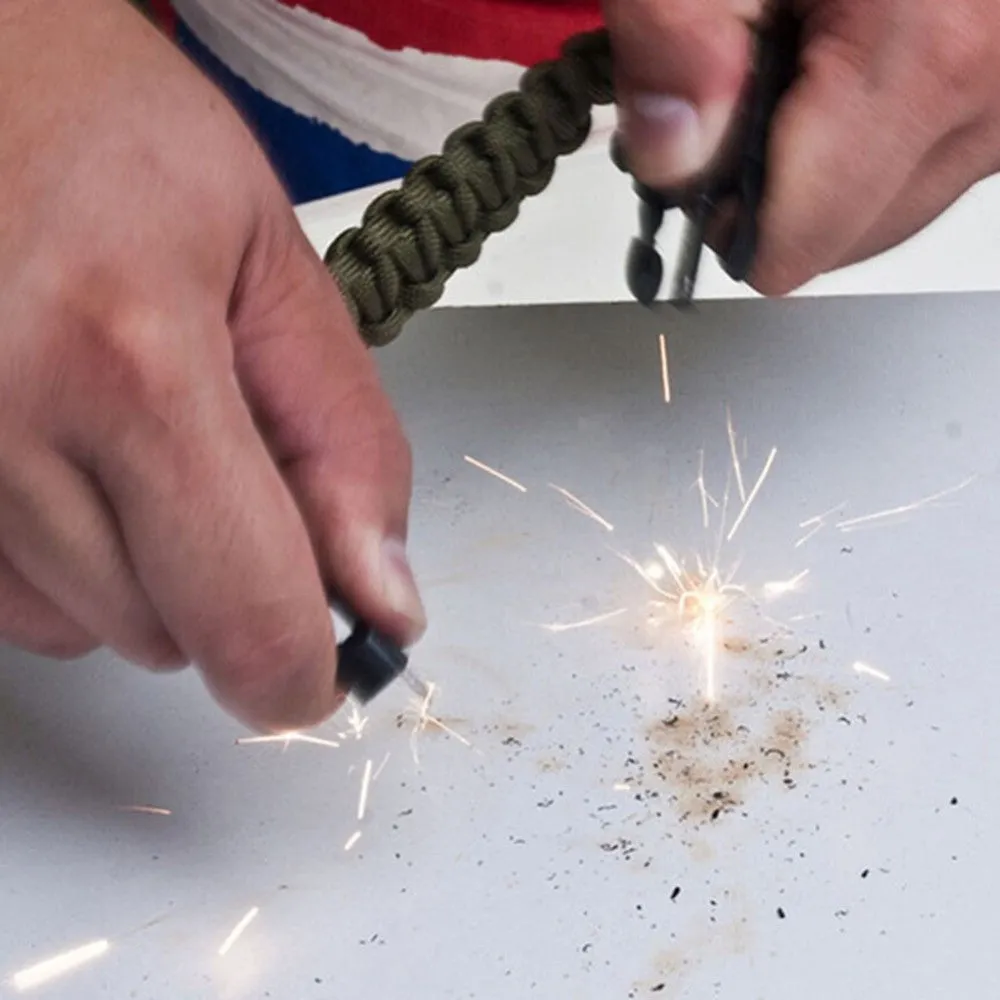 4in1 Flint Fire starter paracord