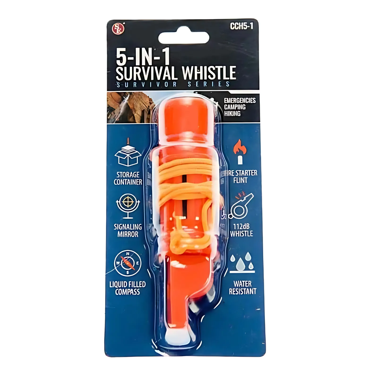 5 In 1 Survival Whistle