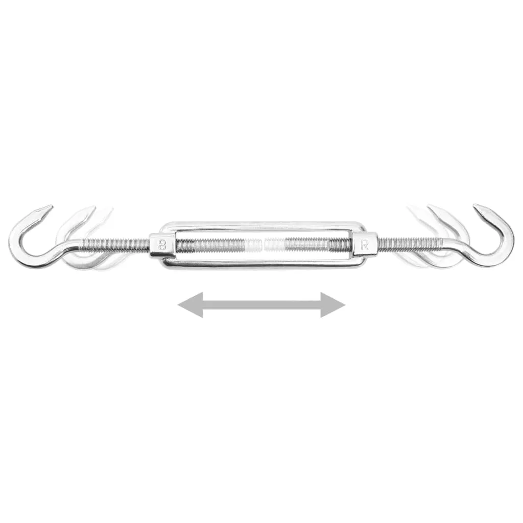 6 Piece Sunshade Sail Mounting Kit Stainless Steel