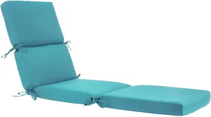 74 inch Outdoor Chaise Lounge Cushion, 74x22.5x3 inch Water Resistant Foldable Pool Lounge Chair Cushion Patio Thick Sun Lounger Cushions olefin