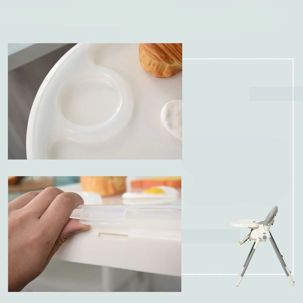 Adjustable and Foldable Baby High Chair