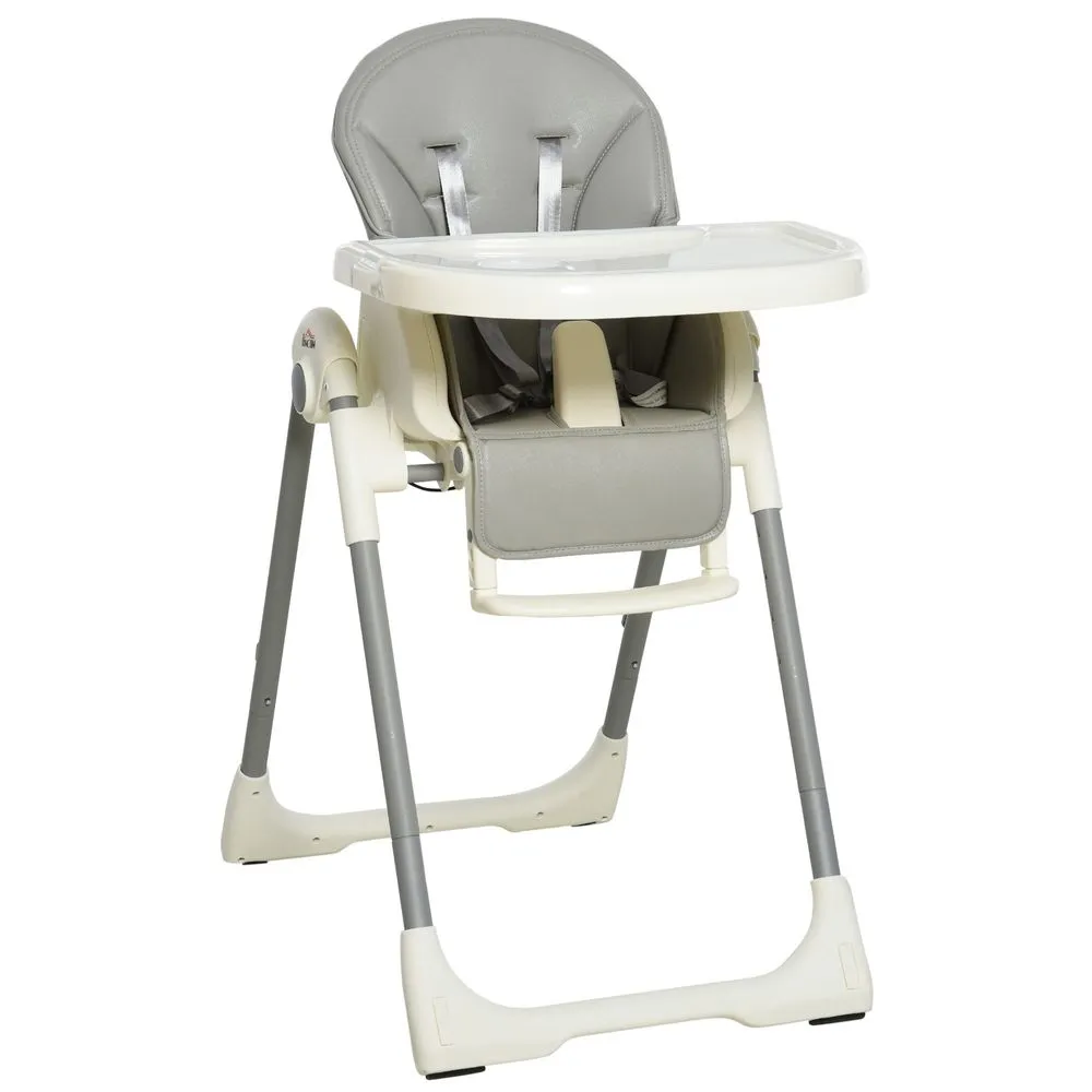 Adjustable and Foldable Baby High Chair