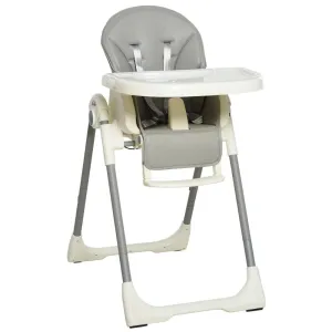 Adjustable and Foldable Baby High Chair
