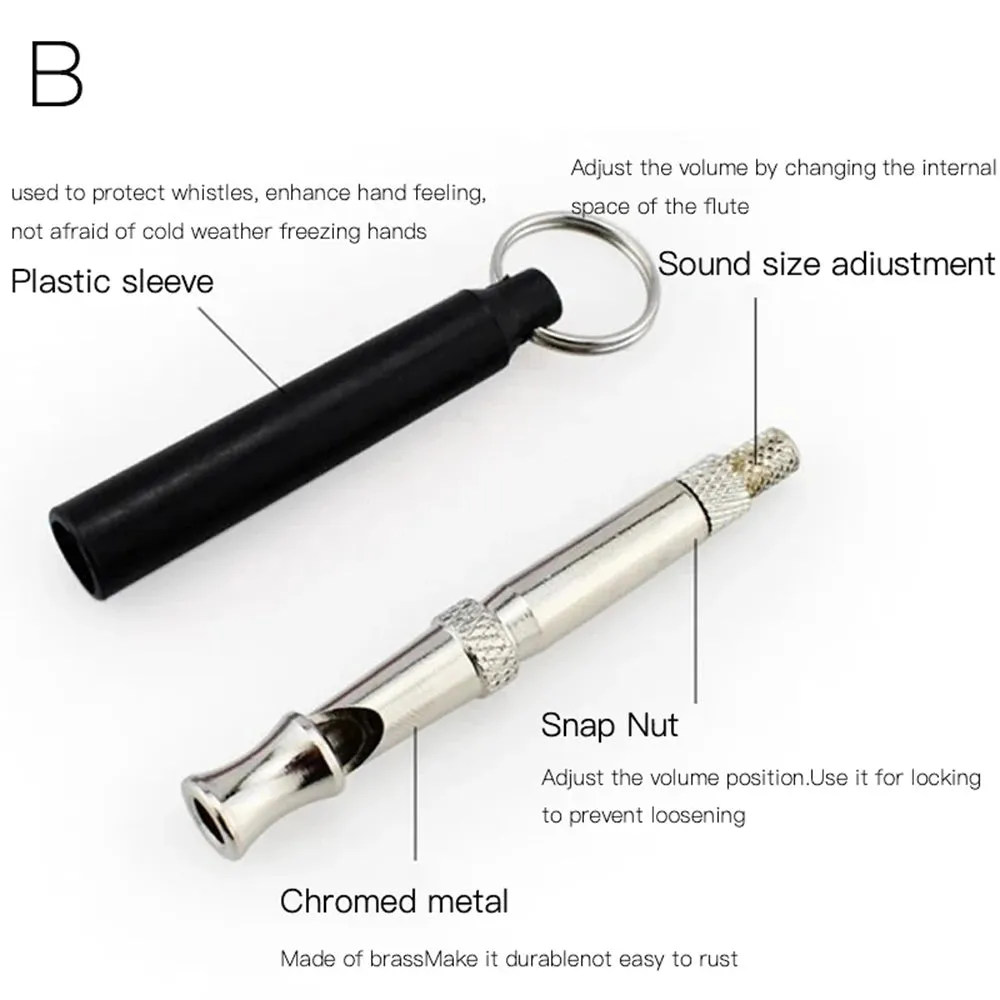 Adjustable Dog Training Whistle Anti Bark Repeller
