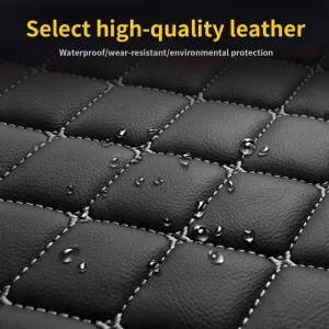 All Weather Set 4 pcs car mats for VW Golf 5 Golf 6 2002-2012, 2 Rear and 2 Front MATS Quality Certification Waterproof Anti-Slip Easy to Clean,A