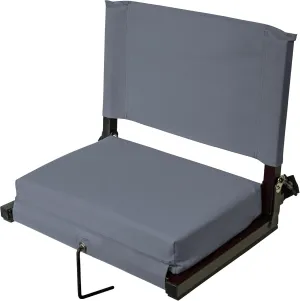 American Furniture Classics Stadium Chairs for Bleachers with Back Support by Outdoor Leisure Products, Large Ultra-Padded Seat for Complete Comfort, Easy Carry Handle with Adjustable Shoulder Strap
