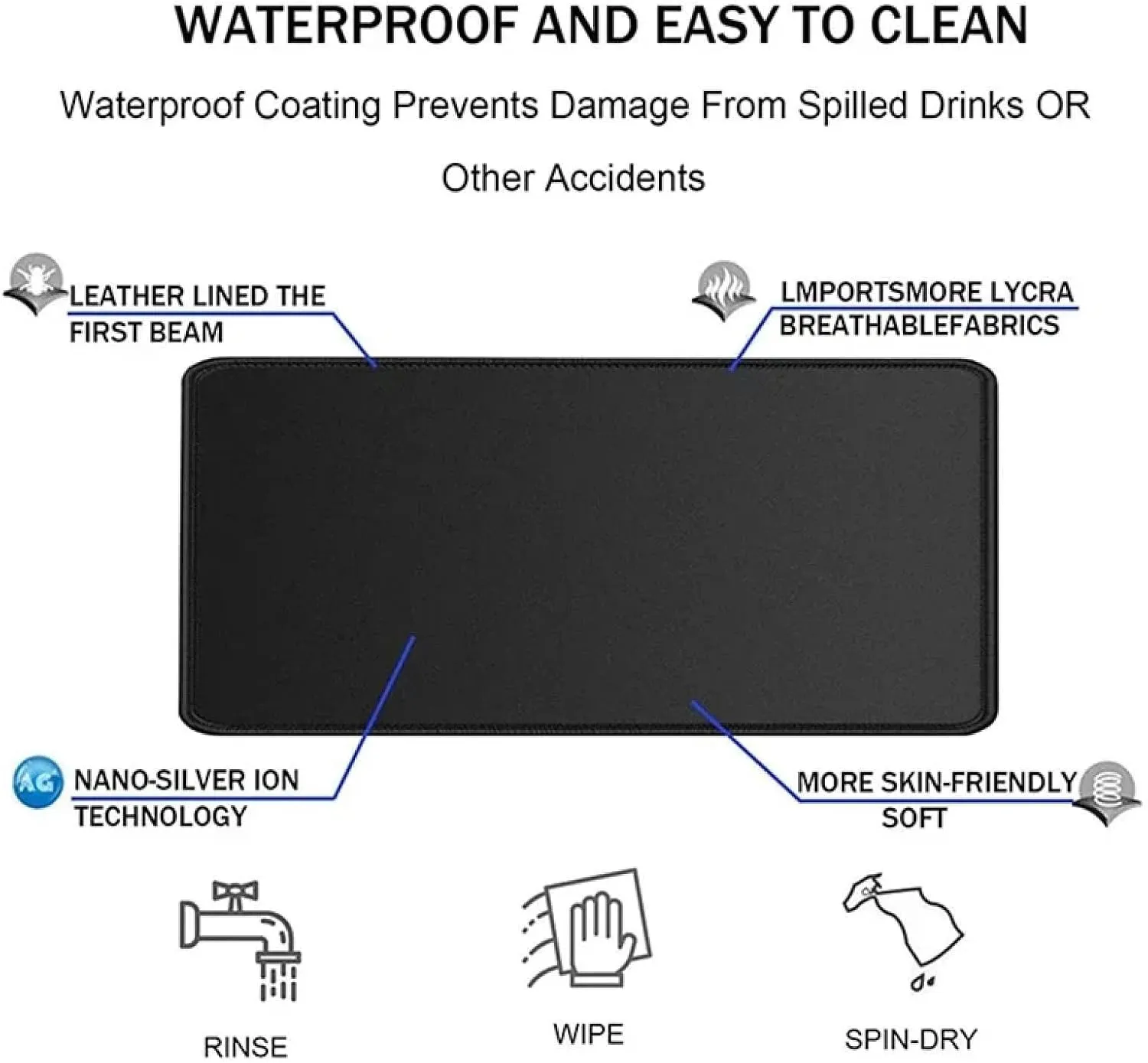 Anime Mouse Pad Fate Grand Order Altria Caster Gaming Keyboard Mat Non-Slip Water-Resistant Rubber Base Full Desk Mousepad 3D Pattern