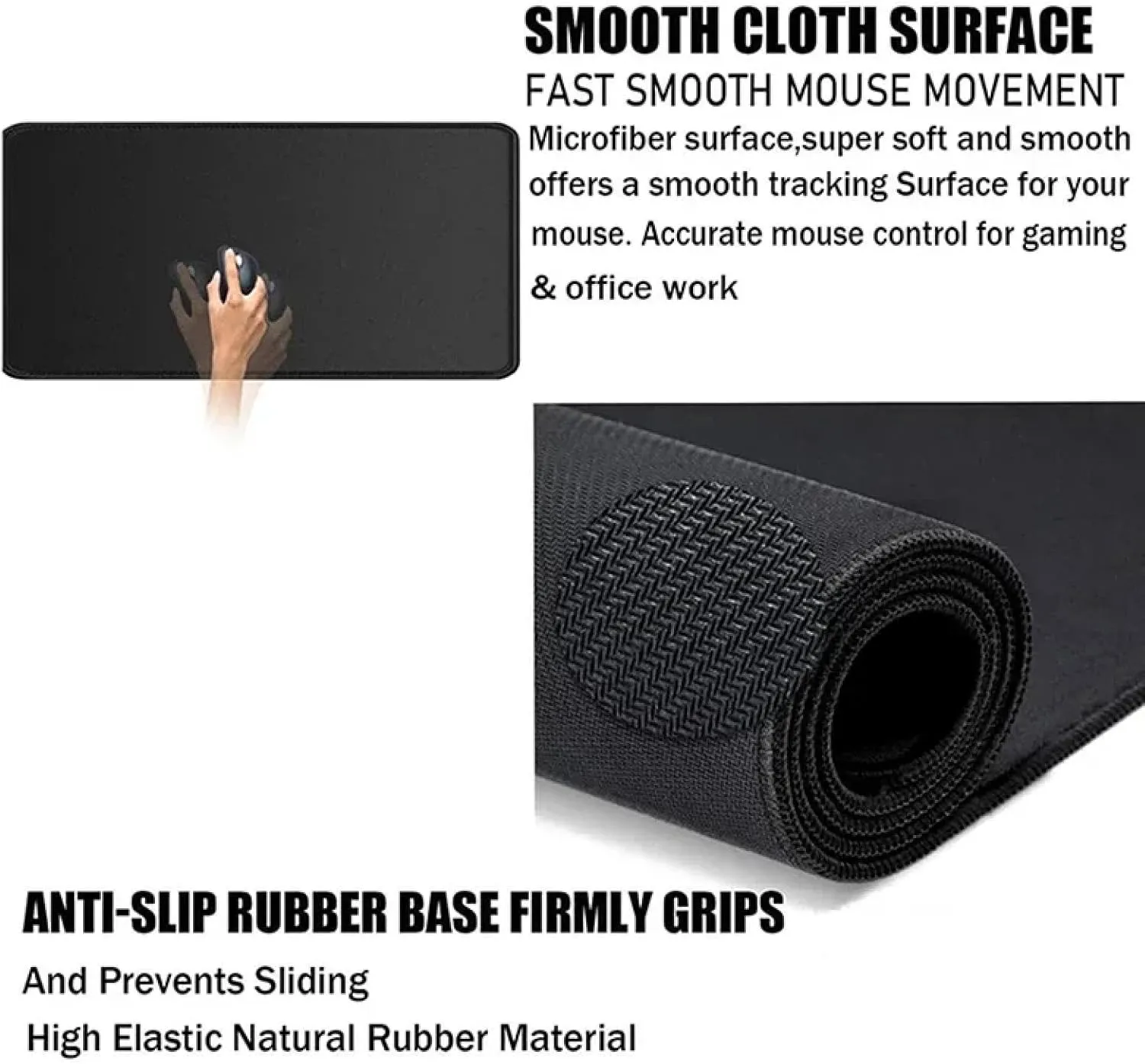 Anime Mouse Pad Fate Grand Order Altria Caster Gaming Keyboard Mat Non-Slip Water-Resistant Rubber Base Full Desk Mousepad 3D Pattern