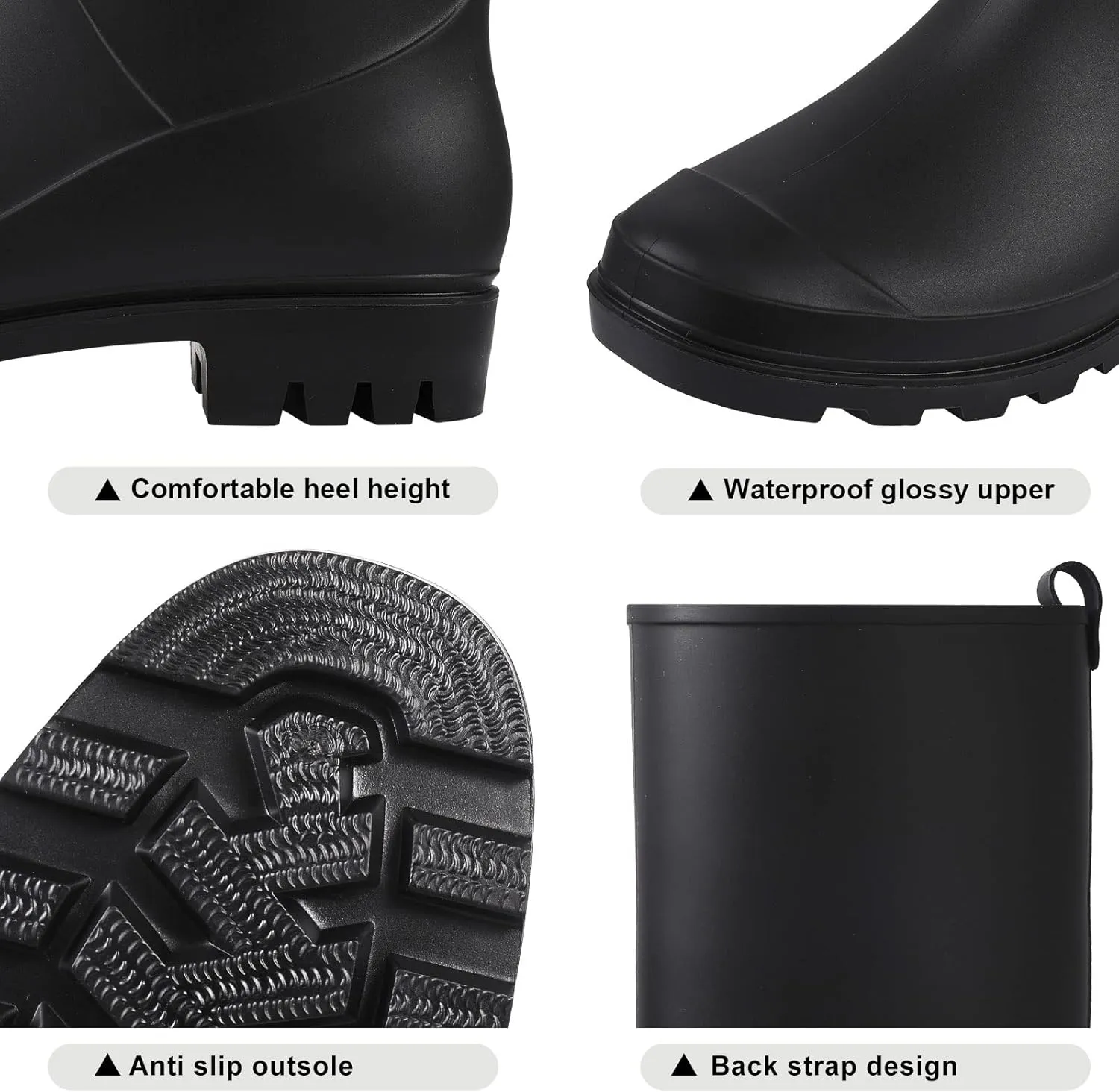Asgard Women’s Tall Rain Boots Knee High Waterproof Rainboots Rubber Garden Boots