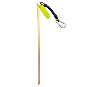ATORSE Scuba Diving Lobster Stick Pointer Underwater Shaker Noise Maker Golden
