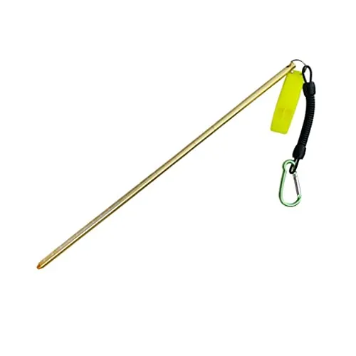 ATORSE Scuba Diving Lobster Stick Pointer Underwater Shaker Noise Maker Golden