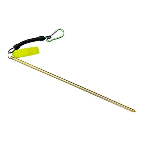 ATORSE Scuba Diving Lobster Stick Pointer Underwater Shaker Noise Maker Golden
