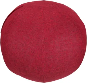 B Baosity Balance Ball Cover, Exercise Ball Cover, Sitting Balls Cover, Yoga Ball Accessories, Foldable Lightweight Yoga Ball Cover Anti Scratch Protective Skin - Red 55cm(Thickened)