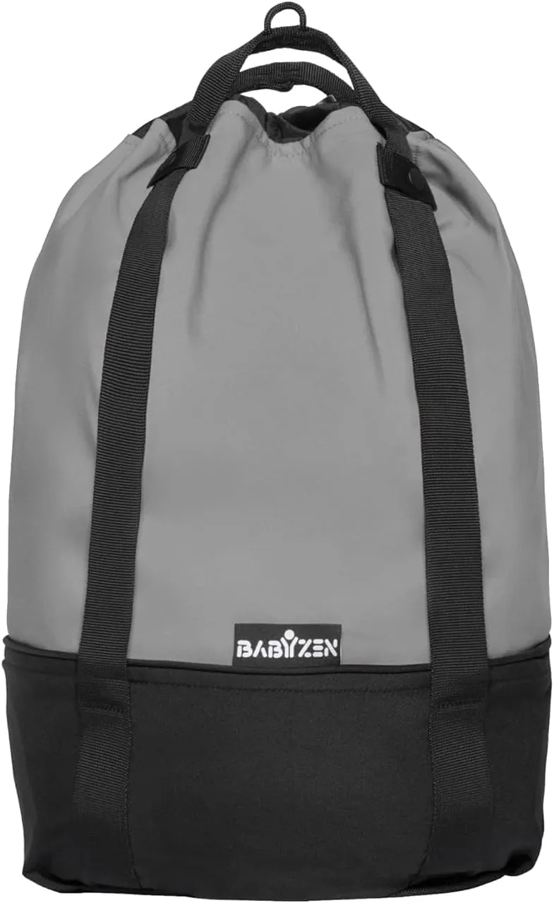 Babyzen YOYO Bag, Grey - Provides Additional, Sturdy Storage on the YOYO2 Stroller - Includes Wheel Base & Hooks