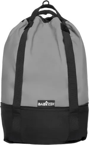 Babyzen YOYO Bag, Grey - Provides Additional, Sturdy Storage on the YOYO2 Stroller - Includes Wheel Base & Hooks
