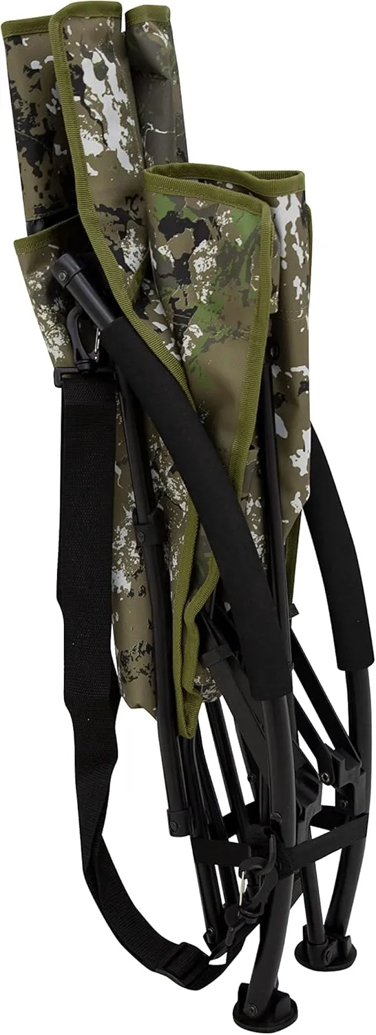 Barronett Blinds Ground Gobbler Chair, Run and Gun Hunting Chair, Low Profile, Ultra-Portable, Lightweight, 300 lb. Capacity, Crater™ Thrive, BC108