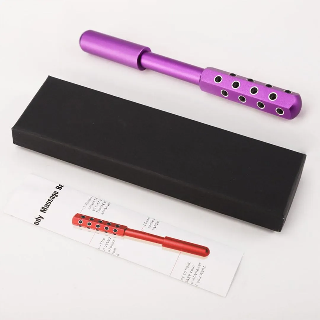 Beauty Sculptor Roller – Uplifting Facial Massager for Skin Firming and Glow, Anti-Aging Face Tool for Daily Skincare Routine, Made of Germanium Alloy with Portable Ergonomic Design(24 Ge Purple,1 PCS
