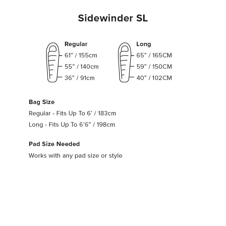 Big Agnes Sidewinder SL 20 (-7°C) Sleeping Bag