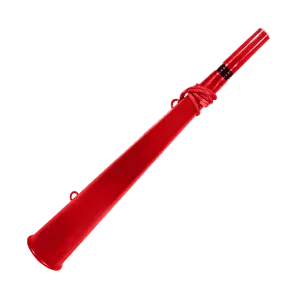 Blue Sports Plastic Cheer Horn w/ Whistle