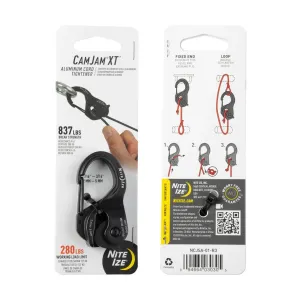 CamJam XT(TM) Aluminum Rope Tightener, black - regular