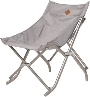 Camping Chair Folding Chair Lounge Chair Outdoor Aluminum Alloy Portable Fishing Chair Home Lazy Chair Camping Beach Back Moon Chair Load Capacity 200kg (Color : Blue Size : 50 64 76CM)