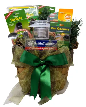 Camping Essentials Gift Basket