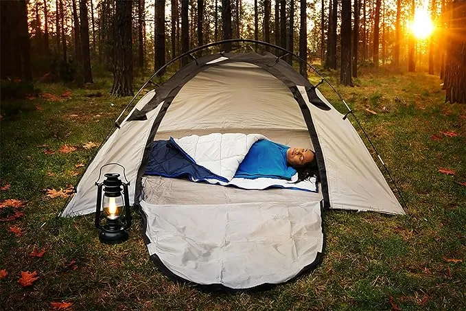 Camping Sleeping Bag Liner - Ultralight Warm Sleeping Bag Liner - Lightweight Compact Sleeping Bags For Adults - Zippered Rectangle Sleeping Bag Liner - Outdoor Sleepingbag Liners - Camp Accessories
